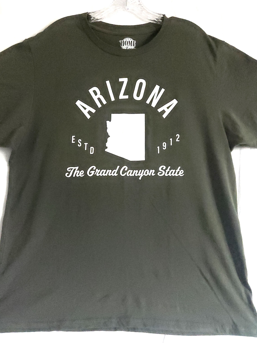 Arizona The Grand Canyon State Graphic Tee - Olive Green